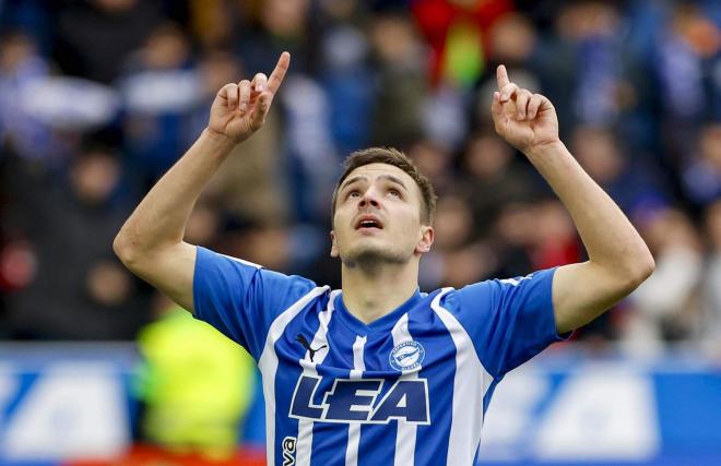 Andoni Gorosabel, con el Deportivo Alavés (Foto: LALIGA).