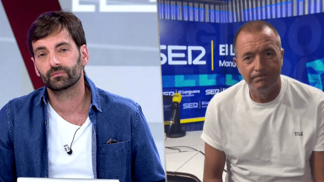 Manu Carreño junto a Ricardo Reyes en 'ElDesmarque Madrugada'