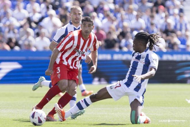 Cote, en el Leganés - Sporting (Foto: LaLiga).