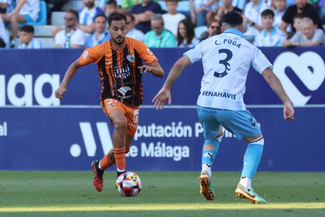 Carlos Puga fue uno de los más destacados del Málaga. (Foto: MCF)