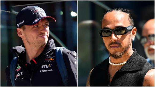 Max Verstappen y Lewis Hamilton, en el GP de Imola (Foto: Cordon Press).