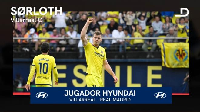 Alexander Sorloth, Jugador Hyundai del Villarreal-Real Madrid.