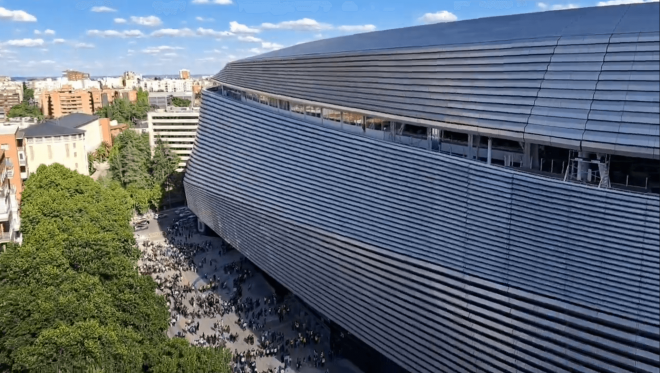 Estadio Santiago Bernabéu (Foto: @RuidoBernabeu)