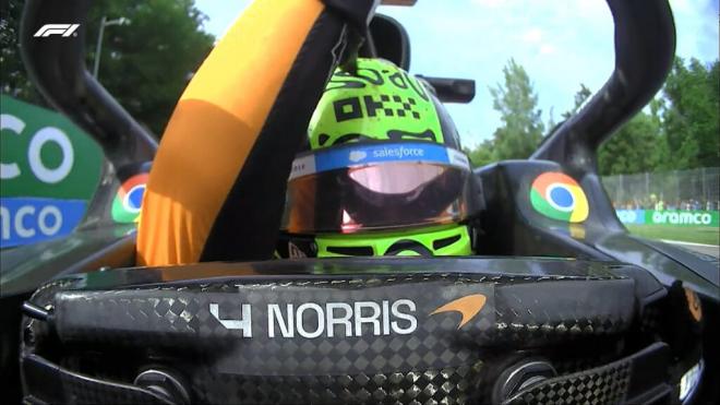 Lando Norris, en el GP de Imola (Foto: F1).