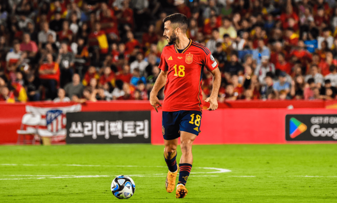 José Gayà, con España (Foto: Cordon Press).