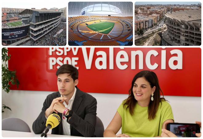 Propuesta del PSOE para el Nou Mestalla