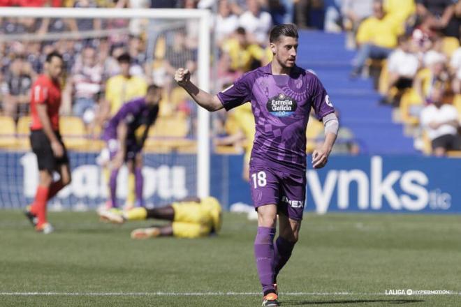 Sergio Escudero, ante el Alcorcón (Foto: Real Valladolid).