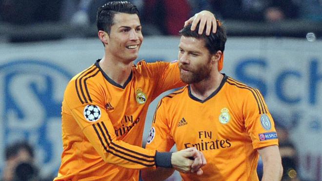 Xabi Alonso y Cristiano Ronaldo en el Real Madrid (Cordon Press)