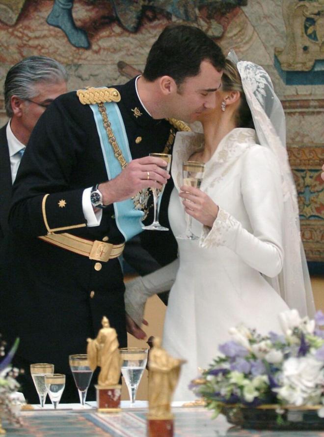 Felipe VI y Letizia Ortiz en el banquete en el Palacio Real (Cordon Press)