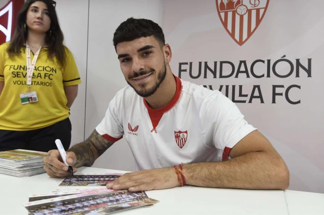 Isaac Romero, en el acto de Sácale partido al Cole. (Foto: Kiko Hurtado)