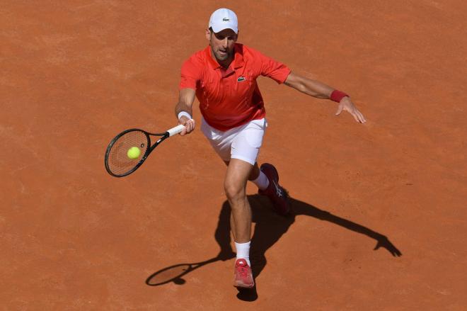 Novak Djokovic durante el Masters 1000 de Roma (Cordon Press)