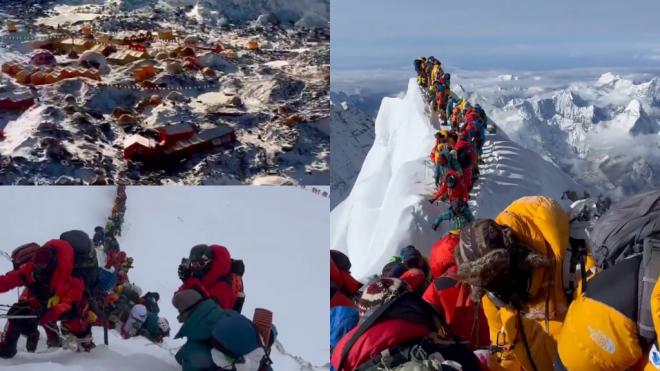 El Everest, de nuevo en problemas: masificación de gente, basura, campamentos abandonados y muer