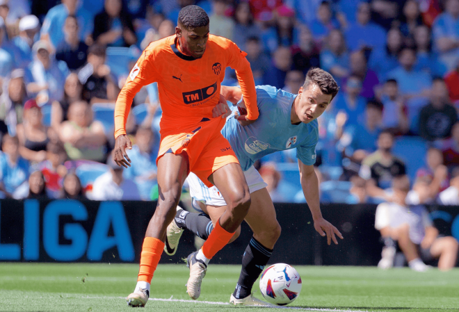 Cristhian Mosquera, ante el Celta de Vigo (Foto: Cordon Press).