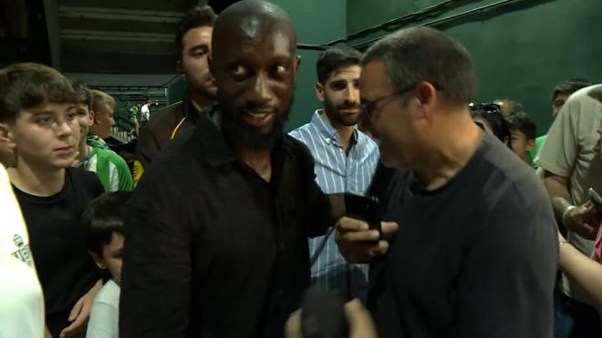 Youssouf Sabaly, en el Villamarín.