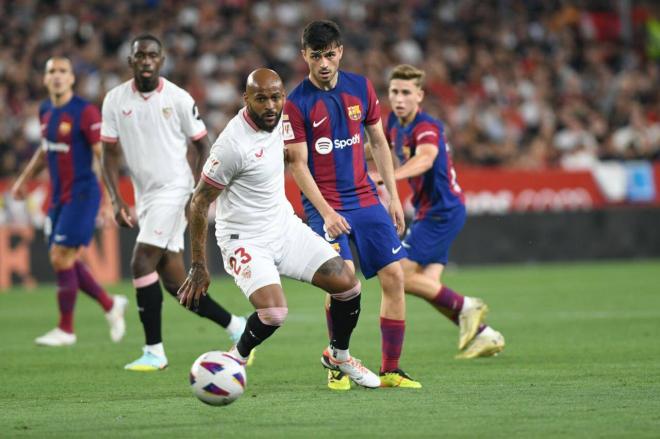 Marcao ante el FC Barcelona (Foto: Kiko Hurtado)