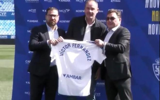 Cordero, Víctor Fernández y Sanllehí tienen su futuro en el Zaragoza más que en entredicho.