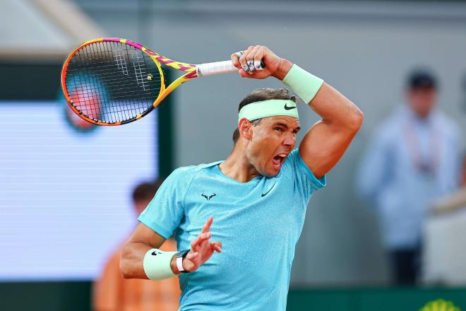 Rafa Nadal, durante un partido de Roland Garros (Foto: Cordon Press)
