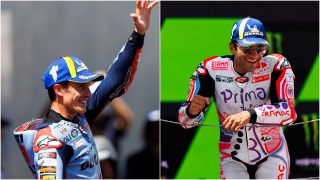 Marc Márquez y Jorge Martín, en el Gran Premio de Montmeló (Foto: Cordon Press).