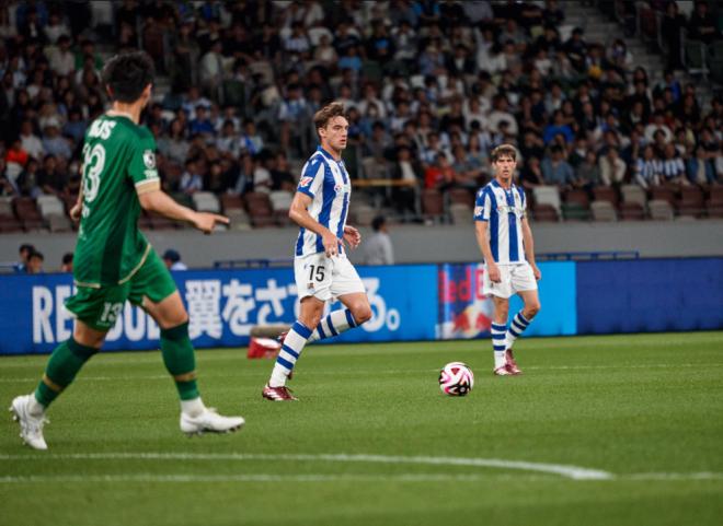 Urko González de Zárate, en un partido con la Real Sociedad (Foto: Real Sociedad).