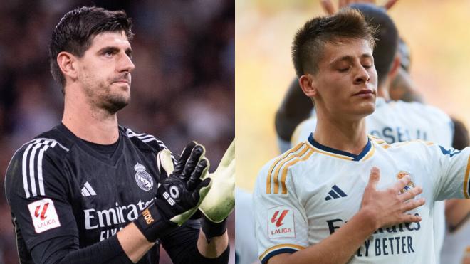 Courtois y Arda Güler en el Real Madrid (Cordon Press)