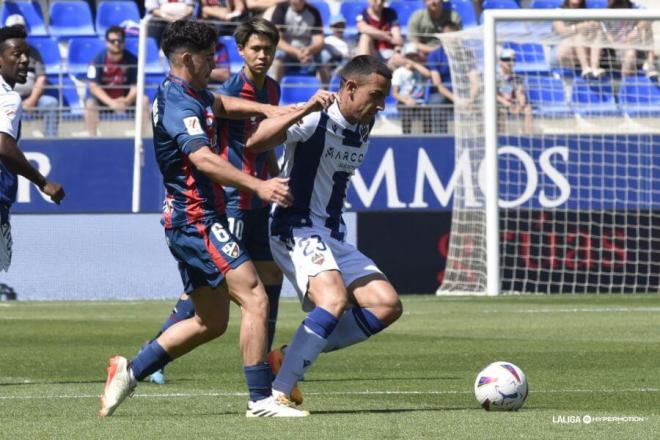 Algobia fue una de las novedades del último once de la temporada de Felipe Miñambres (Foto: LALIGA).