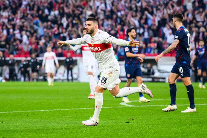 Deniz Undav celebra un gol con el Stuttgart (Foto: Cordon Press).