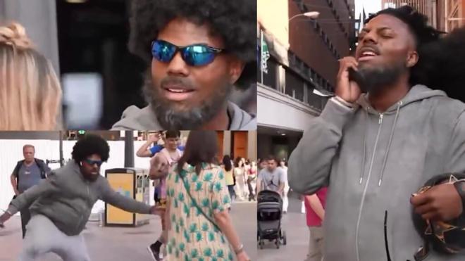 El streamer 'IshowSpeed' recrea el vídeo de Cristiano Ronaldo como vagabundo en Madrid