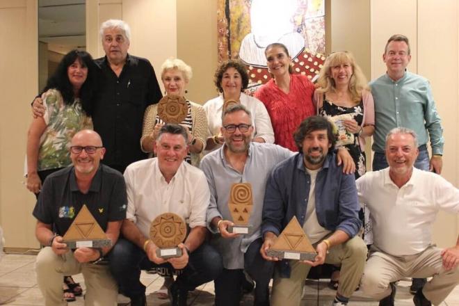 Así posaron los participantes de la III Copa de Medios de Golf en Lanzarote.