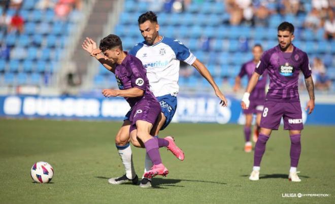 Raúl Moro, ante el Tenerife.