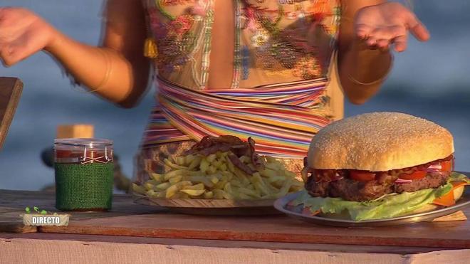 La hamburguesa con la que fue tentada Aurah Ruiz ('Supervivientes', Telecinco)