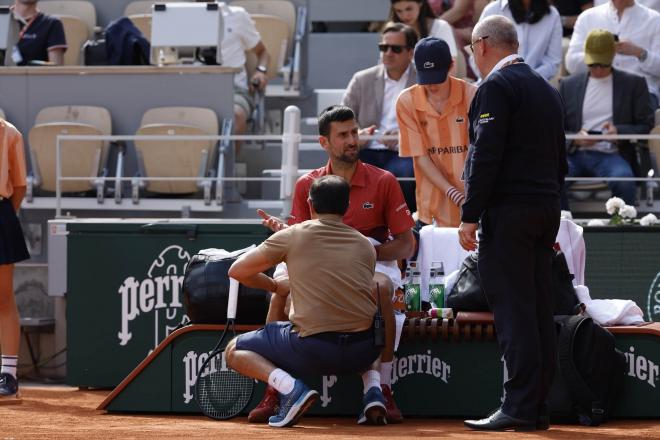 Novak Djokovic en Roland Garros (Foto: Europa PRess)