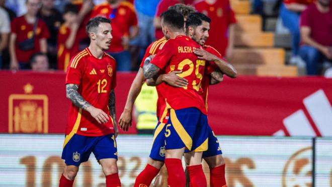 Ayoze Pérez debutó con España con un gran partido y un gol de calidad que abrió la lata (foto:
