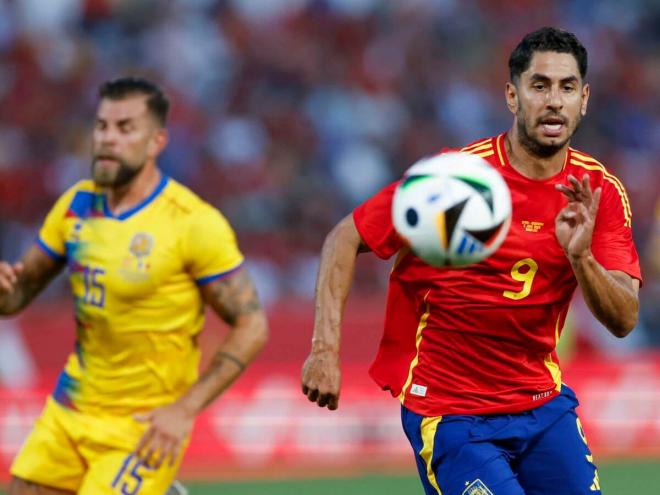 Ayoze Pérez con la selección española .