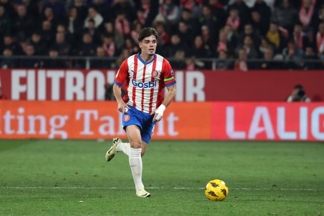 Miguel Gutiérrez, en un partido con el Girona (Foto: Cordon Press).