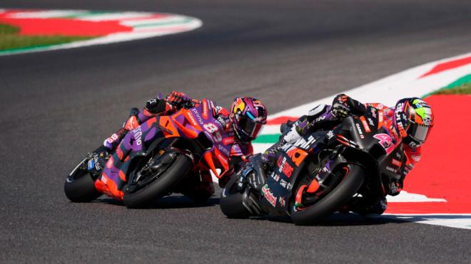 Jorge Martín y Aleix Espargaró, durante esta temporada de MotoGP (Foto: Cordon Press).