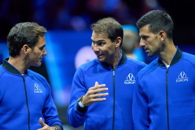 Roger Federer, Rafa Nadal y Novak Djokovic (Foto: Cordon Press)