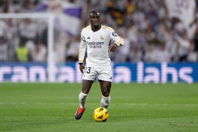 Ferland Mendy, en un partido con el Real Madrid (Foto: RM).