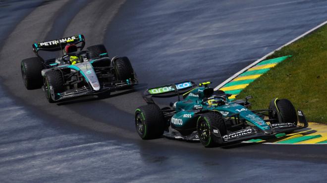 Lewis Hamilton y Fernando Alonso, en el Gran Premio de Canadá (Foto: Cordon Press).