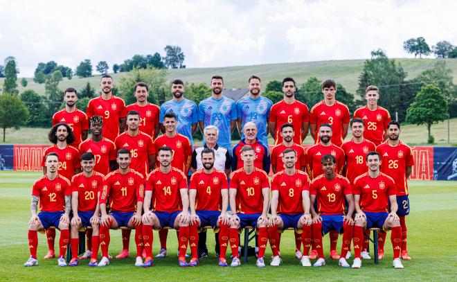 Así se ha hecho la foto oficial de la Selección Española para la Eurocopa