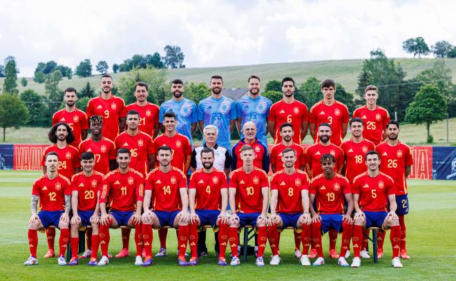 Foto oficial de la Selección Española para la Eurocopa (RFEF)