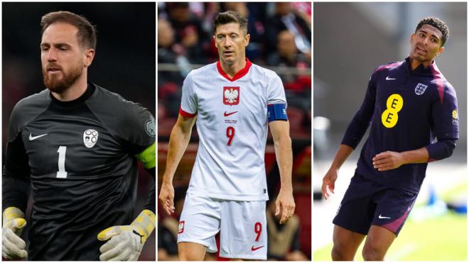 Jan Oblak, Robert Lewandowski t Jude Bellingham liderarán sus selecciones en la Eurocopa 2024.