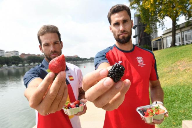 Jaime Canalejo y Javier García, dos olímpicos andaluces en cuya dieta son primordiales los frutos