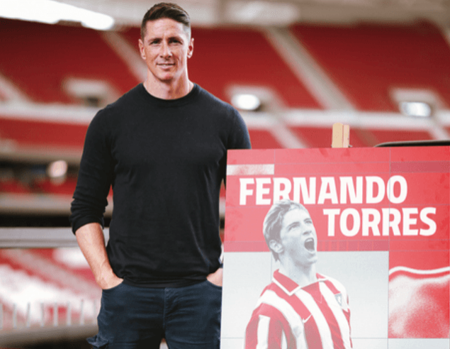 Frenando Torres, imagen del carné del Atlético (FOTO: Atleti).