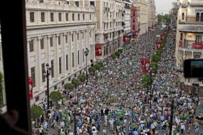 Imagen de las calles de Sevilla en 2009.