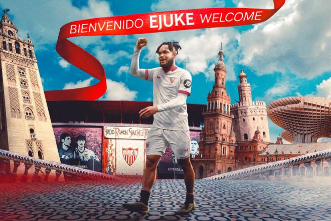 Chidera Ejuke, nuevo jugador del Sevilla FC.
