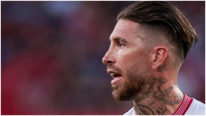 Sergio Ramos, con el Sevilla