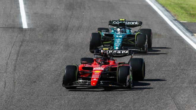 Fernando Alonso y Carlos Sainz, durante esta temporada en la F1 (Foto: Cordon Press).