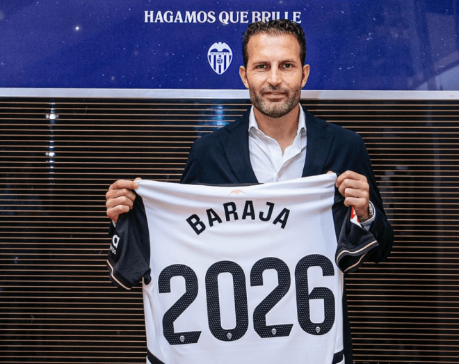Rubén Baraja renueva hasta 2026