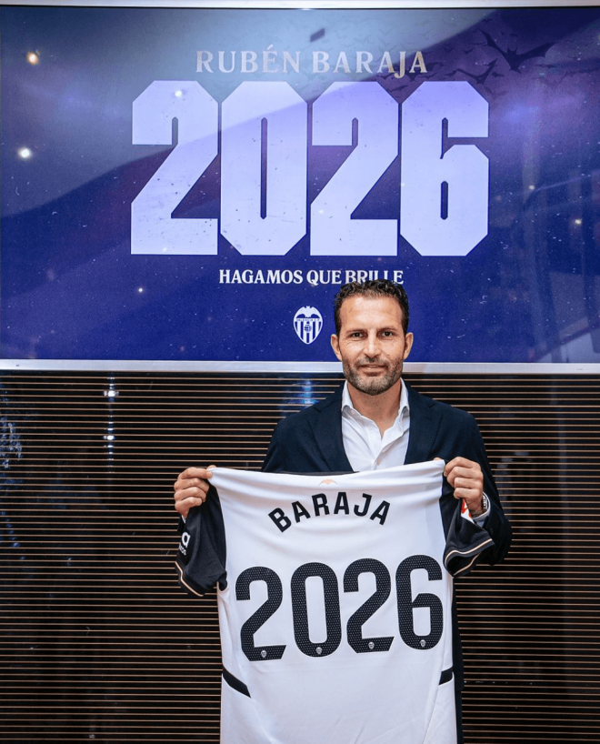 Rubén Baraja renueva hasta 2026