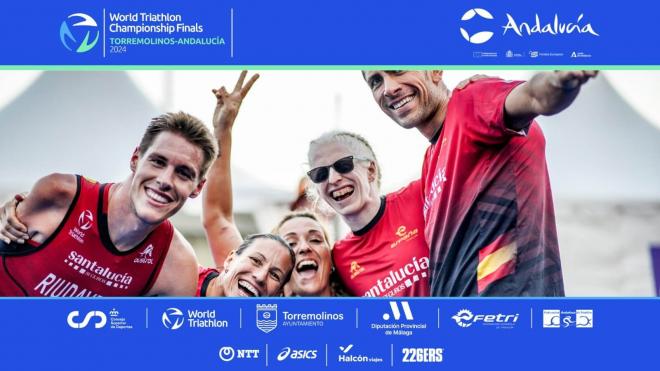 Imagen promocional del Mundial de Triatlón de Torremolinos.